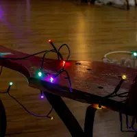 Hellum Lichterkette Deko 100 LED bunt RGB Mini Beleuchtung Party Weihnachten Indoor