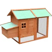 Syfax Hühnerkäfig 170x81x110 cm Kiefernholz & Tannenholz