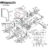Polaris Kopfschwimmer für 180/280/380 A20