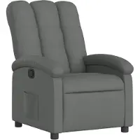 vidaXL "2026 MODERNE"Relaxsessel - Modernes Design - TV-Sessel - Einzelsofa - Dunkelgrau Stoff - Couchsessel CC9340404