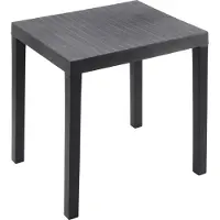 Spetebo 3.04 Kunststoff Gartentisch - ca. 78 x 65 x 73 cm - Farbe: Anthrazit
