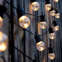 Silamp 10M LED Guinguette Girlande IP44 für 10 E27 Glühbirnen (nicht im Lieferumfang enthalten)