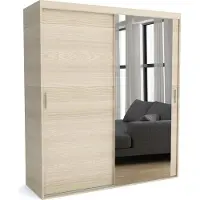 Furnlux Classic FURNLUX Garderobenmatte C Braun 170cm / Hauptfarbe: Braun / Abmessungen: 170 x 60 x 205 cm