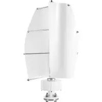 OEM Windturbine, Vertikale Achse Design, Effiziente Energieproduktion, WEISS, 100 W, 24V