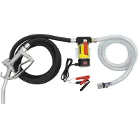 StarTech.com Diesel-Transferpumpe - Absaug-Pumpenset Typ 1 - 45 l/min Förderleistung - Für Auto, Traktor, Bagger, Boot - Schwarz