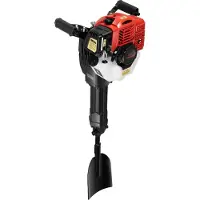 StarTech.com Garten Baumgräber - Benzin 2-Takt Abbruchhammer/Wurzelschneider - 52 cm³ - 1900 W - Handgeführt, tragbar - Schwarz