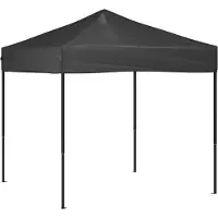 Syfax Partyzelt Faltbar Anthrazit 2x2 m