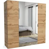 Furnlux Classic FURNLUX Garderobenmatte B Braun 200cm / Hauptfarbe: Braun / Abmessungen: 200 x 60 x 205 cm