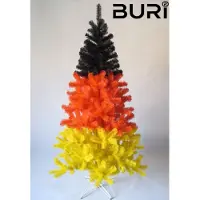 BURI WM Katar 2022 Deutschland Weihnachtsbaum Deutschlandflagge verschiedene Größen, Größe:150 cm