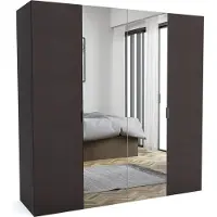 Furnlux Classic FURNLUX Garderobenmatte B Braun 220cm / Hauptfarbe: Braun / Abmessungen: 220 x 60 x 205 cm