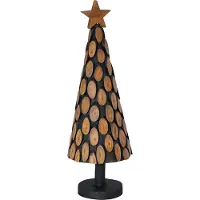 Syfax Weihnachtsbaum mit Ständer Braun 90 cm Massivholz Teak