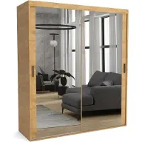 Furnlux Classic FURNLUX Garderobenmatte A Beige 190cm / Hauptfarbe: Beige / Abmessungen: 190 x 60 x 205 cm