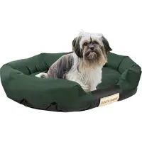 AIO Factory Hundebett 100x75 cm personalisierbar wasserdicht grün