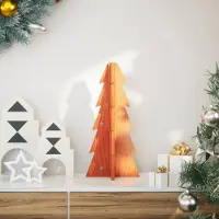 Prolenta Maison Exclusive - Weihnachtsbaum Holz zum Schmücken 49 cm Massivholz Kiefer