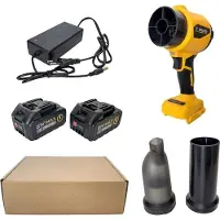 StarTech.com Elektrisches Turbofan Gebläse - Handliches kabelloses Akku-Gebläse - 32000 U/min - Bürstenloser Motor - Mit 2 Akkus - Für Schnee, Staub, Autotrocknung