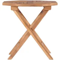 vidaXL Gartentisch Klappbar 45x45x45 cm Massivholz Teak