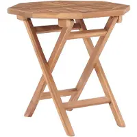 Syfax Gartentisch Klappbar 45x45x45 cm Massivholz Teak