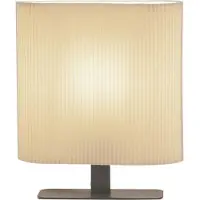 HOME DELUXE Kleine Tischlampe SUKO - Beige | Tischleuchte Schreibtischlampe Nachttischlampe