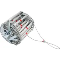 StarTech.com Notausstiegsleiter - Rettungsleiter/Feuerleiter - Länge 15 m - Stahl- und Aluminiumlegierung - Tragfähigkeit ca. 200 kg - Für Arbeit und Evakuierung