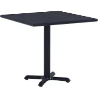 Prolenta Maison Exclusive - Gartentisch Schwarz 80x80x75 cm