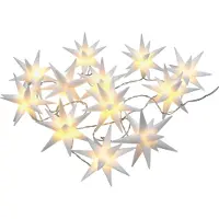 Spetebo 1.05 Lichterkette mit 12 LED Sternen (12 cm) - Indoor / Outdoor
