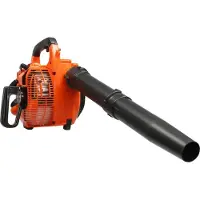 StarTech.com Laubbläser und Laubsauger - Handgerät Benzin 2-Takt - Motor 25,4 cm³ - Saug- und Häckselfunktion - Fangsack - Zwei Blasrohre - Orange