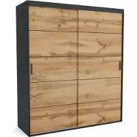 Furnlux Classic FURNLUX Garderobenmatte A Braun Und Schwarz 110cm / Hauptfarbe: Braun / Abmessungen: 110 x 60 x 205 cm