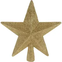 Spetebo 3.06 Weihnachtsbaum Spitze 19 cm - Farbe: Gold