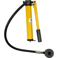 StarTech.com Hydraulischer Lochstanzer Satz - SYK-8B 8T manuell - Cr40 Stahl Matrizen 22–60 mm - Für Elektroverteiler Stahl Aluminium - Handgeführt tragbar - Gelb