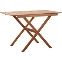 Syfax Gartentisch 110x67x74 cm Massivholz Akazie