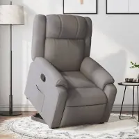 Prolenta Maison Exclusive - Relaxsessel mit Aufstehhilfe Taupe Stoff