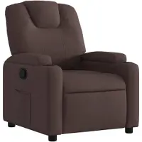 Sonstiges dkd-home-decor Relax Sessel Stoff Dunkelbraun 74 x 88 x 97 cm