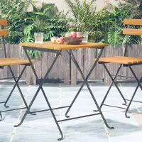 vidaXL Möbel Bistrotisch 55x54x71 cm Akazie Massivholz - Gartentische &14369