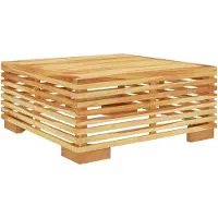 Syfax Garten-Couchtisch 69,5x69,5x31 cm Massivholz Teak