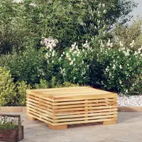 vidaXL "im " Garten-Couchtisch 69,5x69,5x31 cm Massivholz Teak - Stapelsessel CC8263