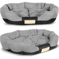 AIO Factory Großes Hundebett 75x50 Katzenbett Hundesofa Hundekissen Hundekörbchen Hundematte