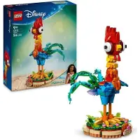 LEGO Disney Vaiana Heihei Bauspielzeug, 566 Teile, Ab 9 Jahren, Beweglicher Hahn zum Bauen, Dekoratives Display