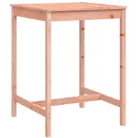 Syfax Gartentisch 82,5x82,5x110 cm Massivholz Douglasie