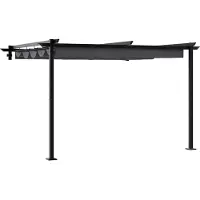 Syfax Pavillon 300 x 300 x 200 cm Anthrazit Polyester