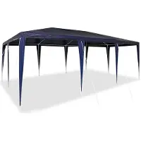 Syfax Party-Zelt Blau 600 x 400 x 266 cm Polyethylen und Stahl