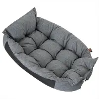 Doggy 2in1 Hundebett & Hundematratze -120x80cm- Wasserdicht, Faltbar, Rutschfest – Sofa & Liegeplatz für Hunde & Katzen |