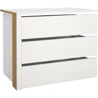 Dmora Kommode Mathilde, Mehrzweckkommode, Schlafzimmerkommode, Schrank mit Schubladen, 87x55 h70 cm, Weiß