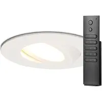 HOFTRONIC™ LED Einbaustrahler Napels 8W 570lm 2700K Weiß IP65 dimmbar 360°