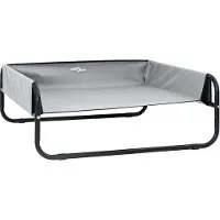 Syfax Hundebett Hellgrau 57 x 57 x 24 cm Stahl