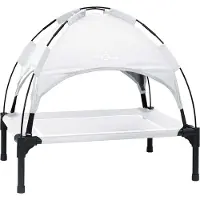 Syfax Hundebett Silber Grau 71 x 64 x 71 cm Stahl