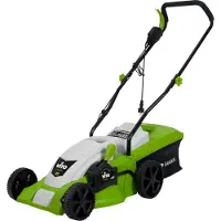 Vito Elektrischer Rasenmäher 1400W Induktionsmotor 34 cm Schnitt - Schnitth√∂he 25-60 mm - Behälter 35L