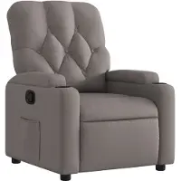 Syfax Relaxsessel Taupe Stoff