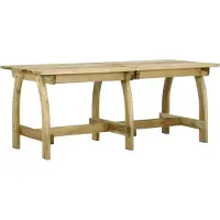ZMH Gartentisch 220x74x75 cm Kiefernholz Imprägniert
