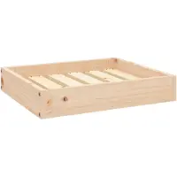 Syfax Hundebett 51,5x44x9 cm Massivholz Kiefer