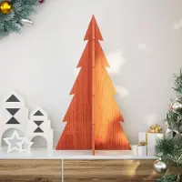 Prolenta Maison Exclusive - Weihnachtsbaum Holz zum Schmücken 80 cm Massivholz Kiefer